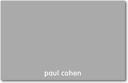 Over filmmaker Paul Cohen